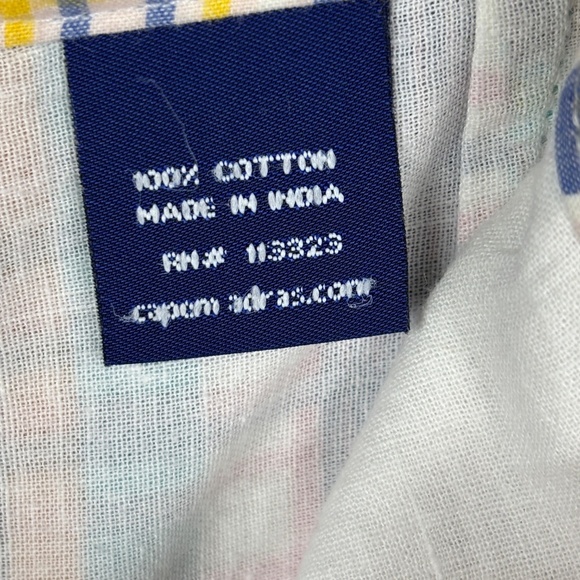 Cape Madras Women Cotton Patchwork Plaid Bermuda Shorts Sz 4 Preppy Lightweight - Picture 4 of 8